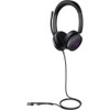 Yealink UH48 Teams USB Headset, Left, Boom Up, Purple Light