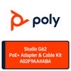 Poly Studio G62 PoE+ Adapter & Cable Kit