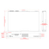 CyberData 011599, Dimensions
