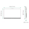 Yealink MeetingBoard 65C EDLA, Dimensions