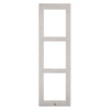 2N Helios IP Verso Intercom Mount, Surface Frame, 3 Modules, Nickel - 01291-001