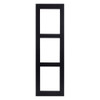 2N Helios IP Verso Intercom Mount, Surface Frame, 3 Modules, Black - 01292-001 2N Helios IP Verso Intercom Mount, Surface Frame, 3 Modules, Black - 01292-001
