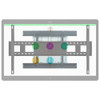 AVTEQ DynamiQ 400 Wall Mount for Cisco Webex Board 70 - AVT-BB-CSB70