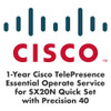 Cisco 1-Year SX20N Precision 40 Essential Service - CON-ECDN-CTSSX2N0