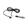 Revolabs 07-SONYVC-01 XLR Female to 3.5mm Unbalanced Male Cable (3')