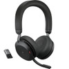 Jabra Evolve2 75 MS Headset, Angle, Boom Down, USB-A Dongle