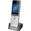 Grandstream WP822 Wi-Fi Wireless IP Phone, On Cradle, Left