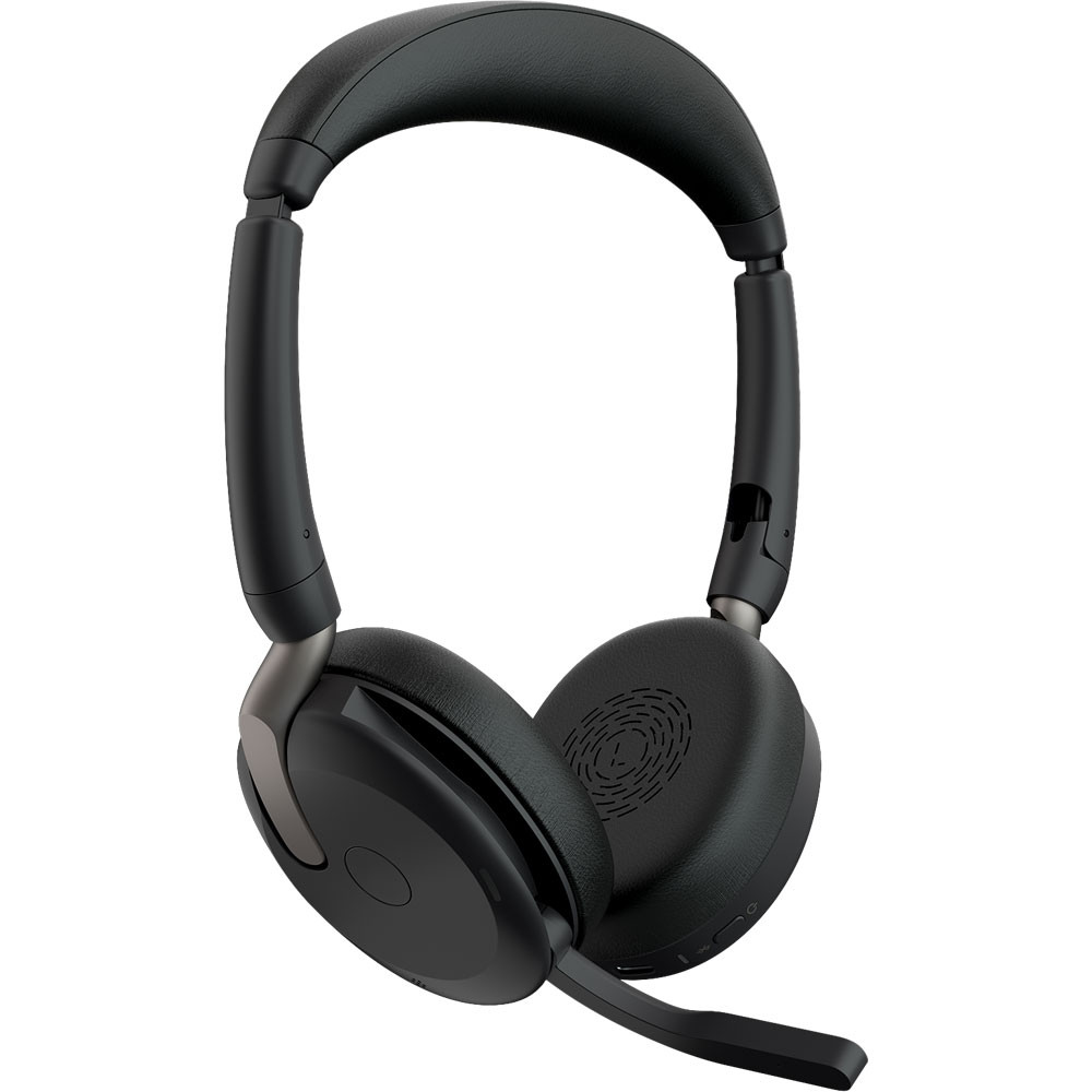 Jabra Evolve2 65 Flex UC Bluetooth Headset with Wireless Charging