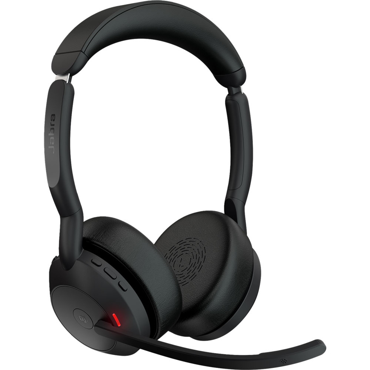 Jabra Evolve2 55 MS Stereo Bluetooth Headset with Desk Stand