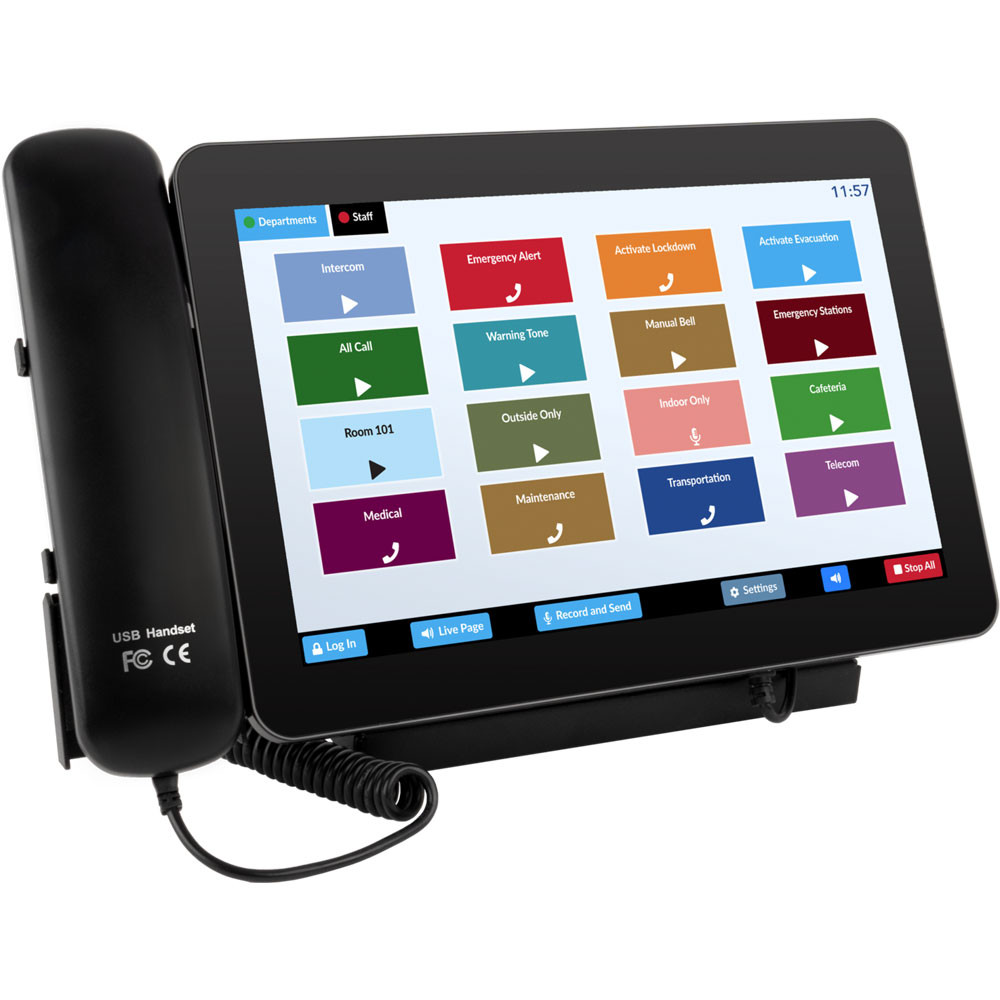 Valcom VIP-893S IP/SIP Interactive Console with Scheduler - IP