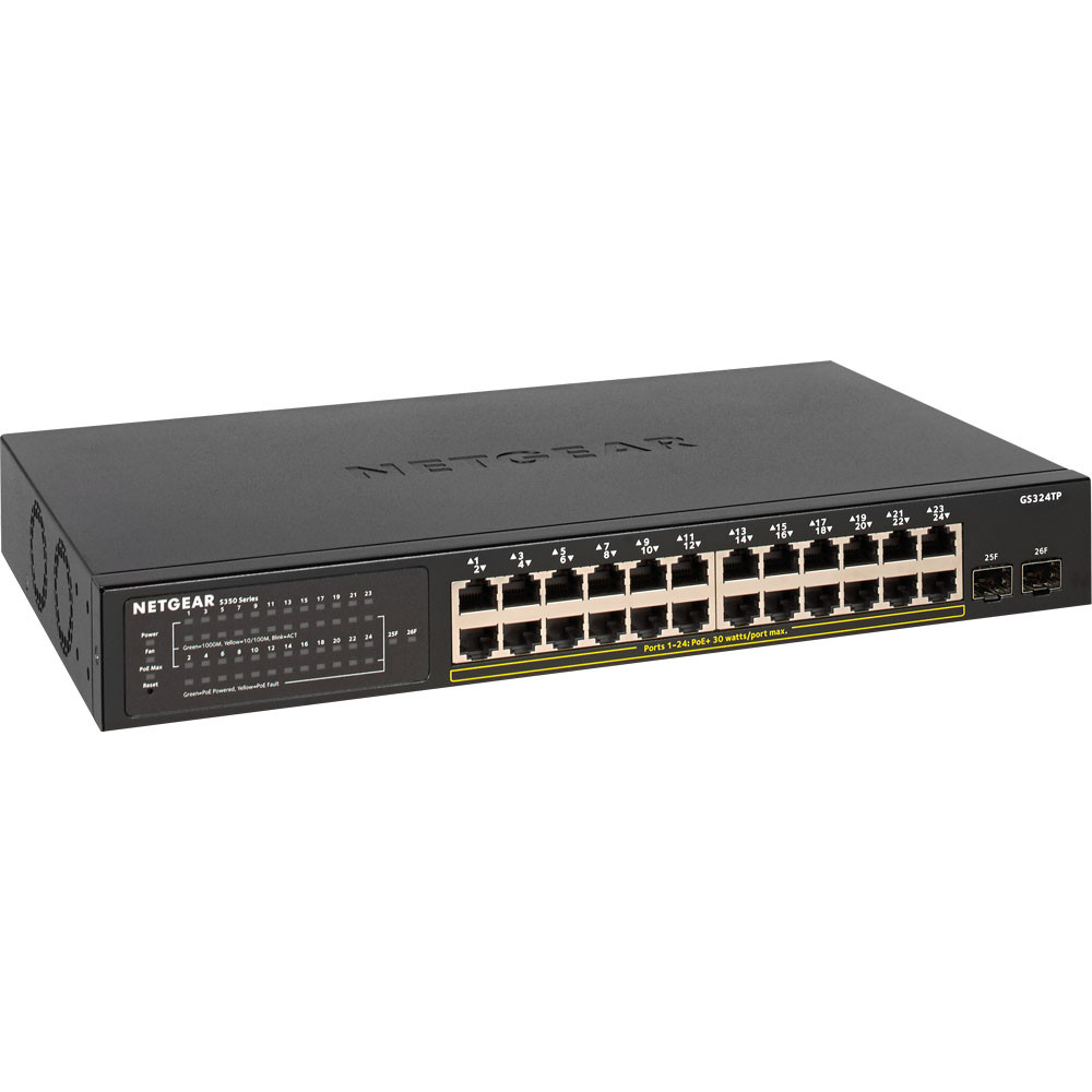 Netgear GS324TP-100NAS Network Switch - IP Phone Warehouse