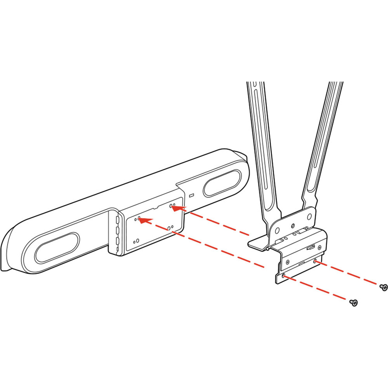 Poly Studio X52 VESA Mounting Kit - 875L9AA