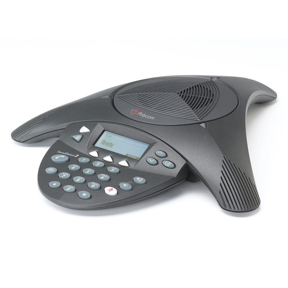 Polycom SoundStation2 EX Analog Conference Phone - 2200-16200-001