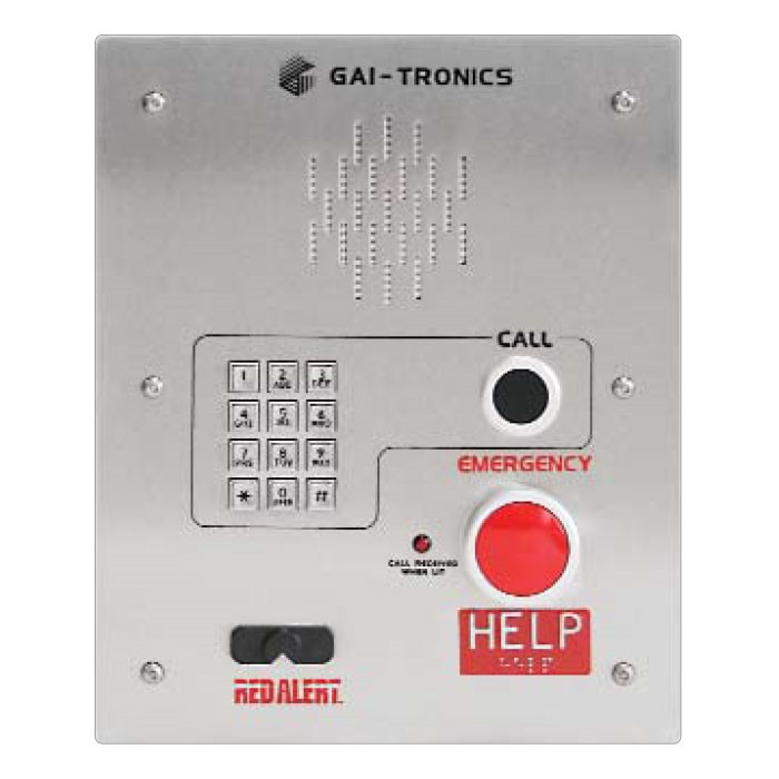 GAI-Tronics Red Alert VoIP Weatherproof Emergency Phone, 397-700