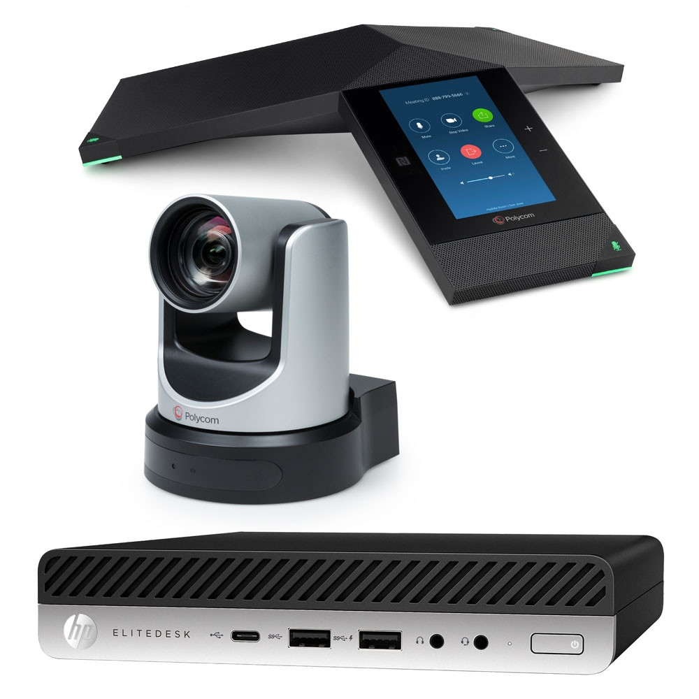 Poly Trio 8800 EEIV USB HP Zoom Rooms Bundle - 6230-86526-001