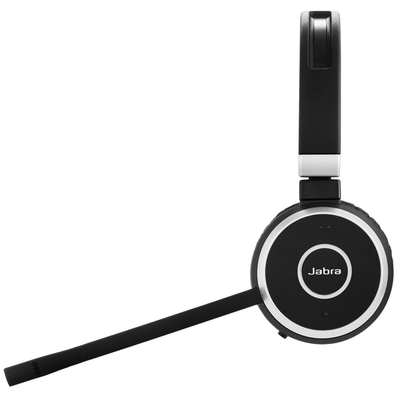 Jabra Evolve 75 UC Stereo Wireless Bluetooth Headset / Music  Headphones Including Link 370 (U.S. Retail Packaging), Black : Electronics