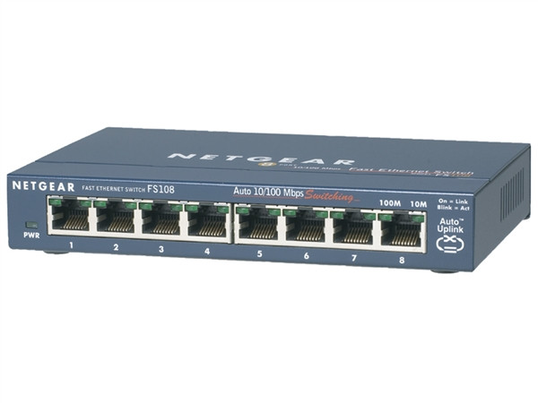 Netgear FS108 8-Port Ethernet Switch - IP Phone Warehouse