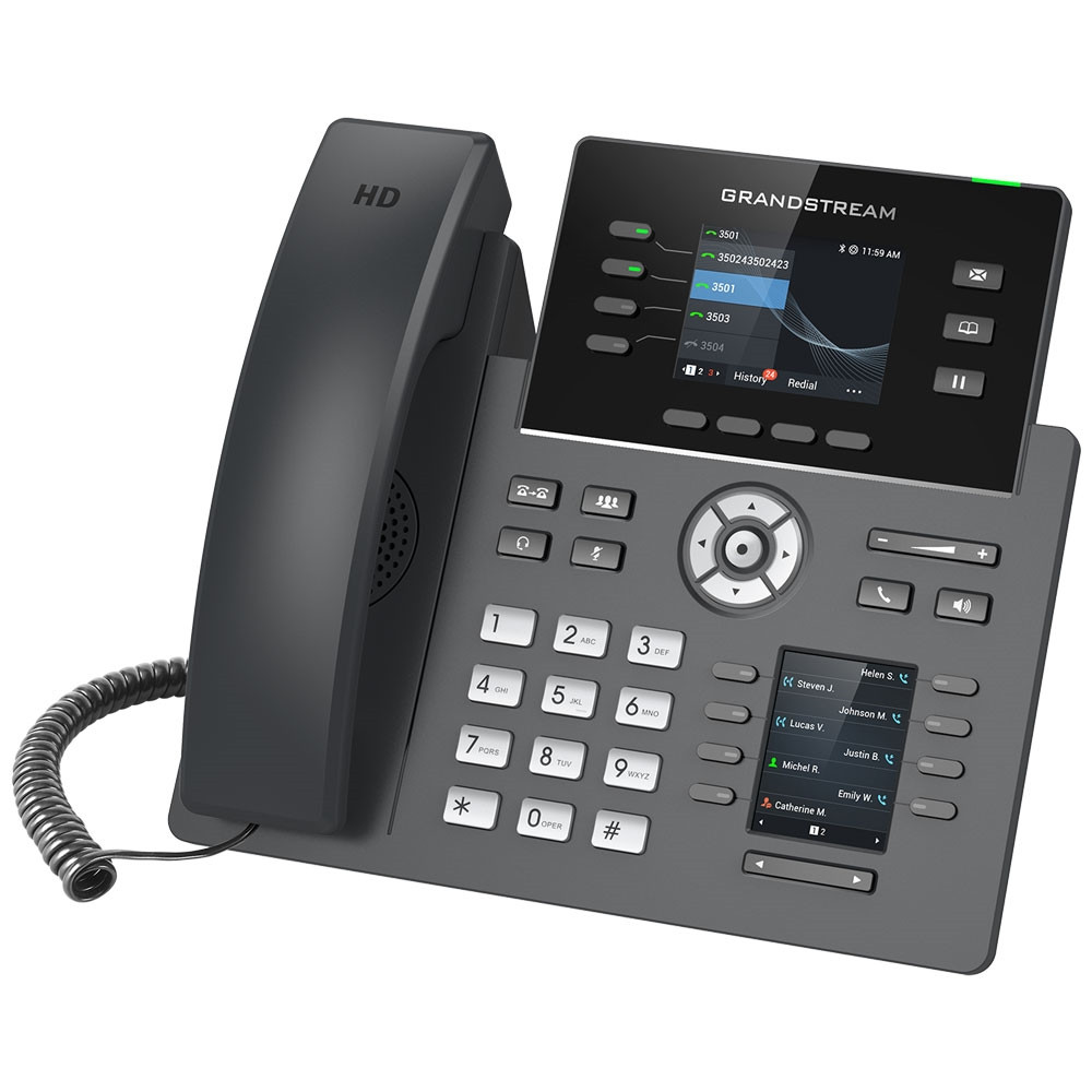 Grandstream GRP2614 Dual Display Bluetooth Wi-Fi IP Phone