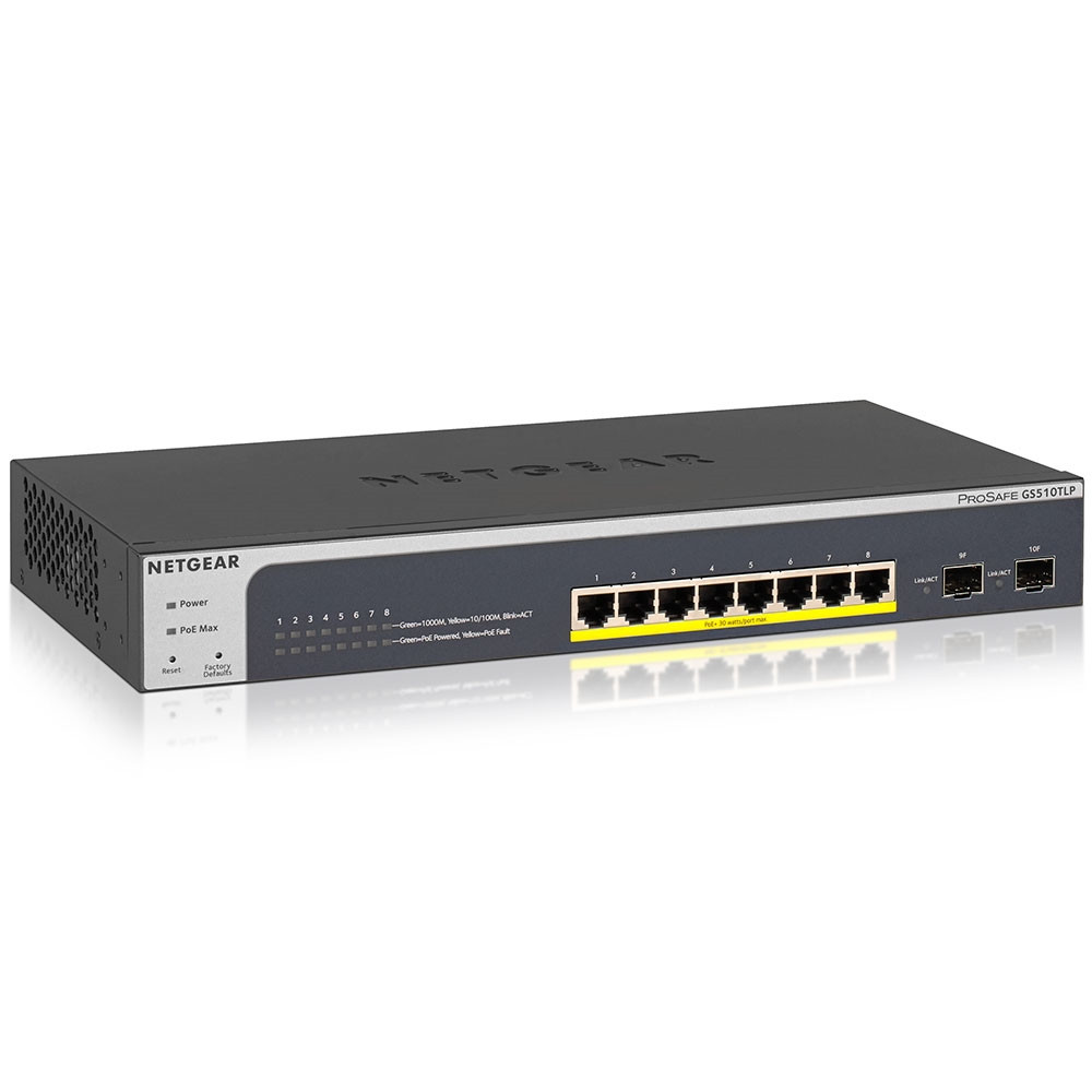Netgear ProSAFE GS510TP 8ポートスイッチ GS510TLP-100NAS-2__12013.