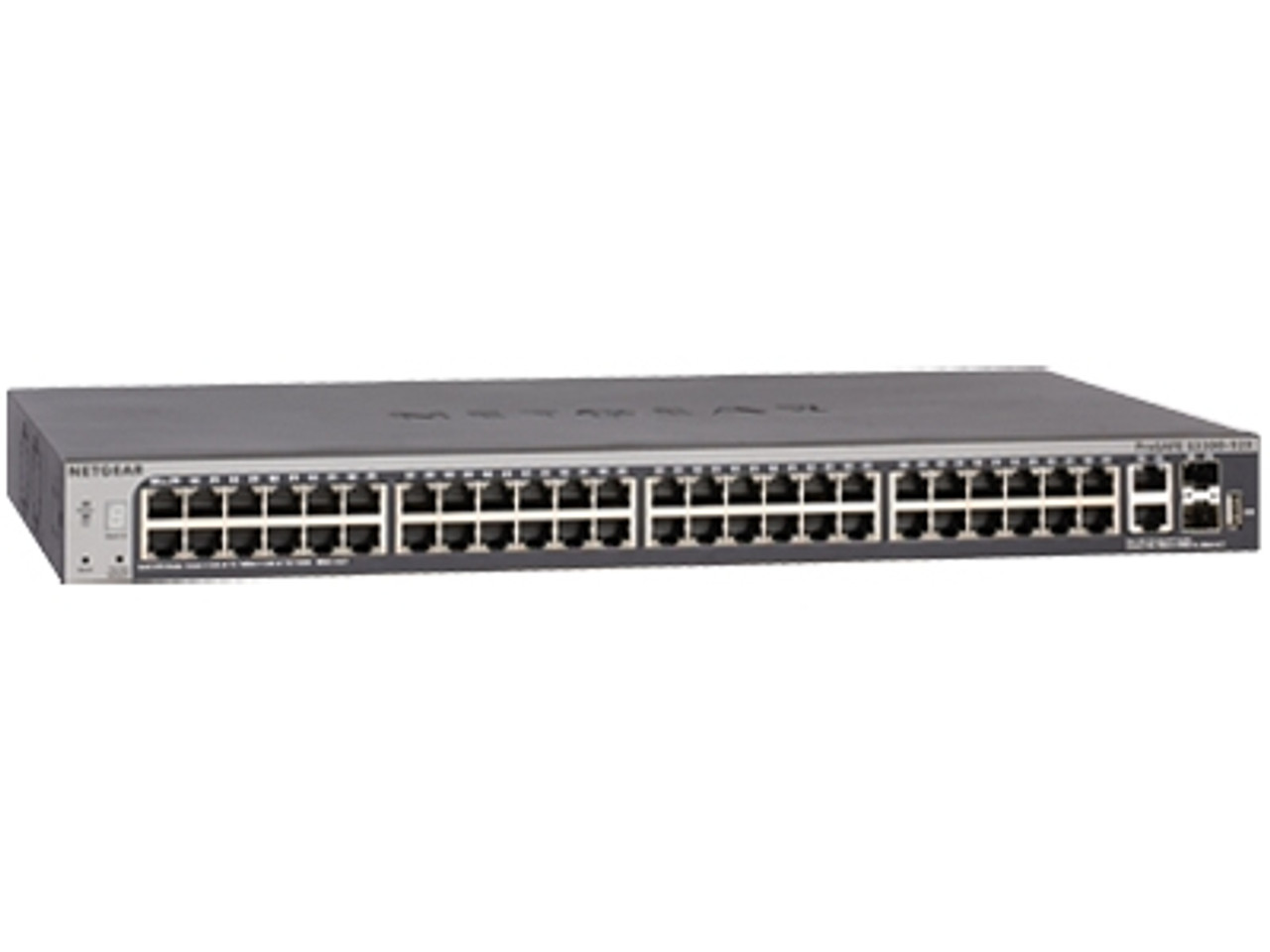 S3300-52X (GS752TX-100AJS) 【48x1G+4x10G】 NETGEAR S3300-52X Gigabit Stackable Smart Switch with 10G