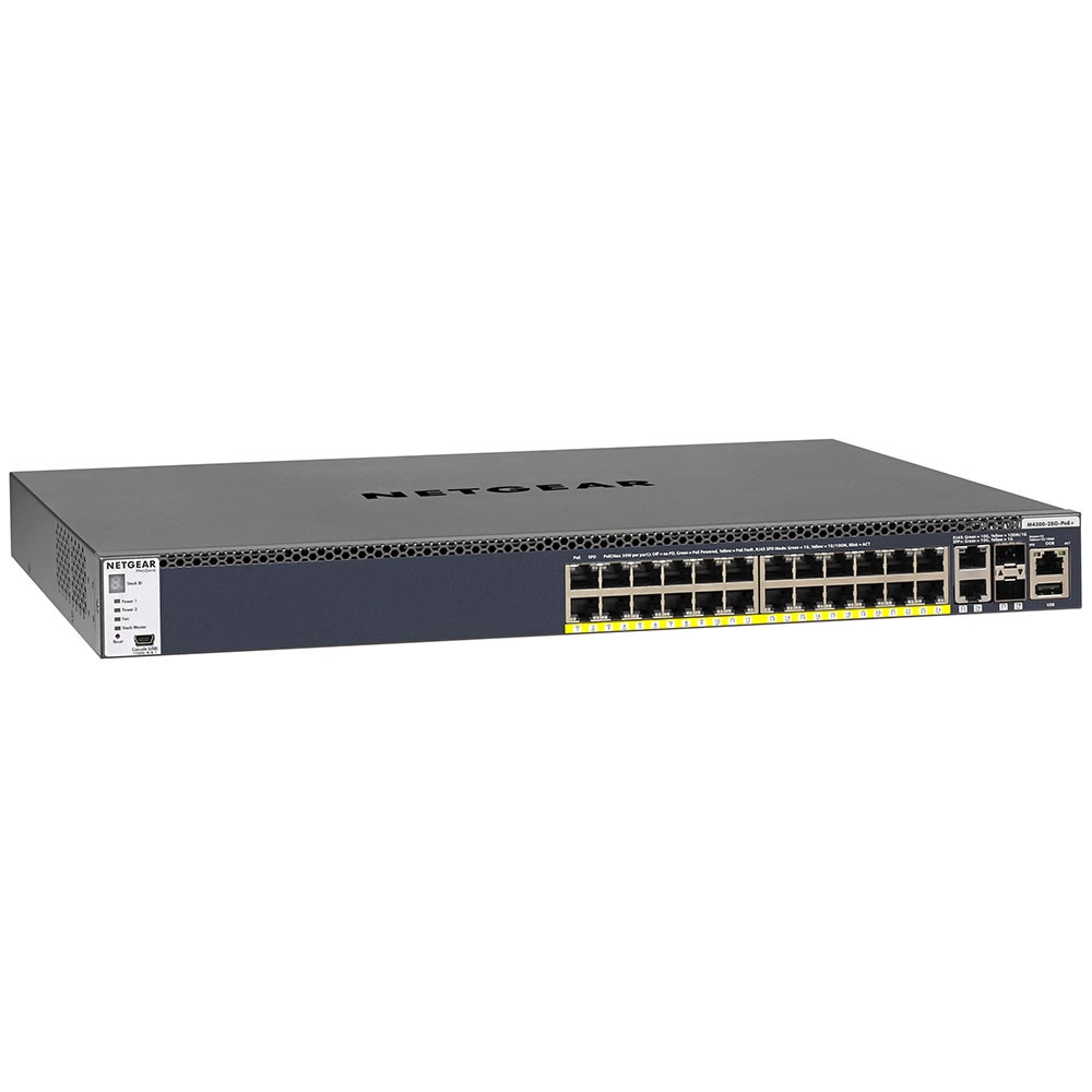 Netgear M4300-28G-PoE+ 550W 28-Port Gbit Switch - IP Phone Warehouse