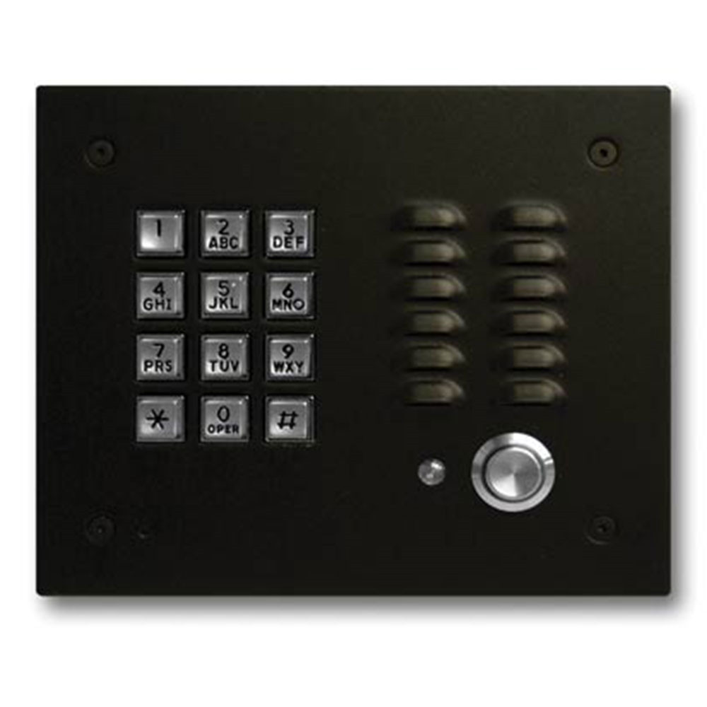 Viking K-1700-3-BN-EWP Weatherproof Entry Phone with Keypad in Bronze