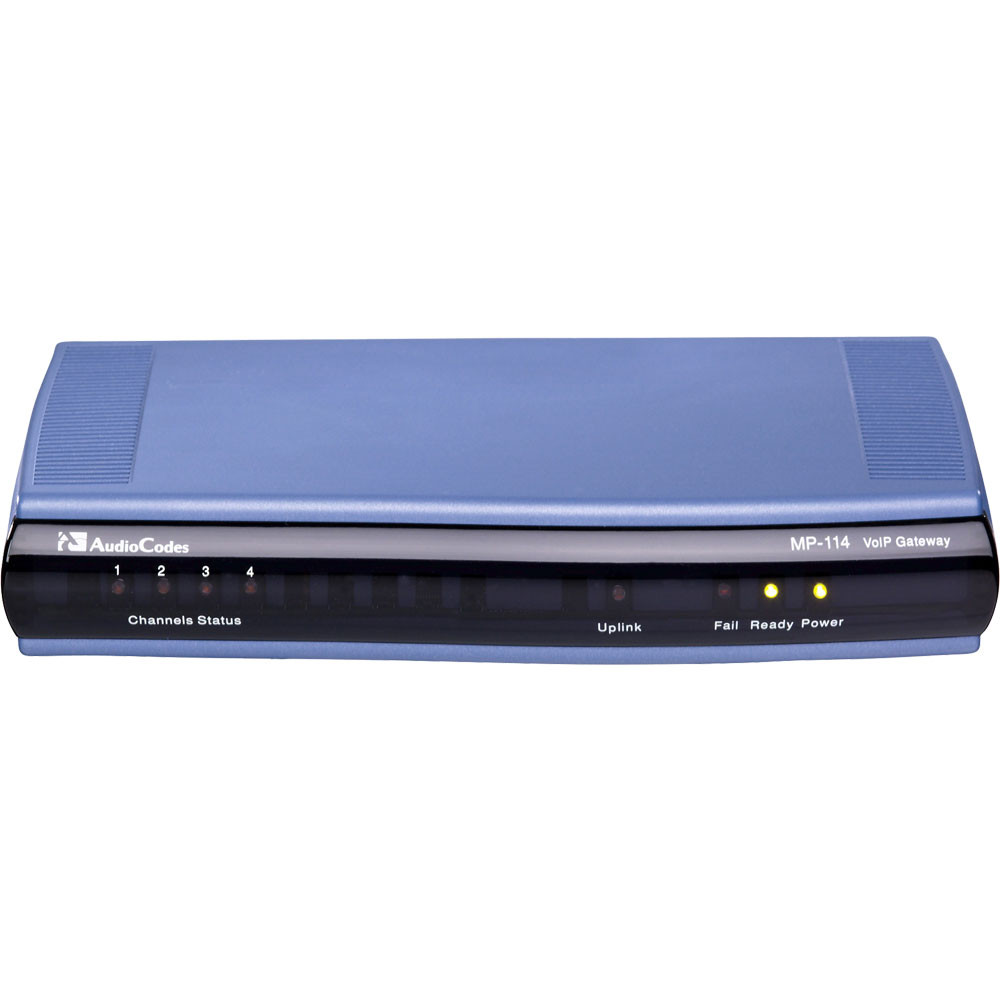 インターフォン AudioCodes MP-114 VoIP Gateway (2 FXS, 2 FXO) - IP Phone Warehouse