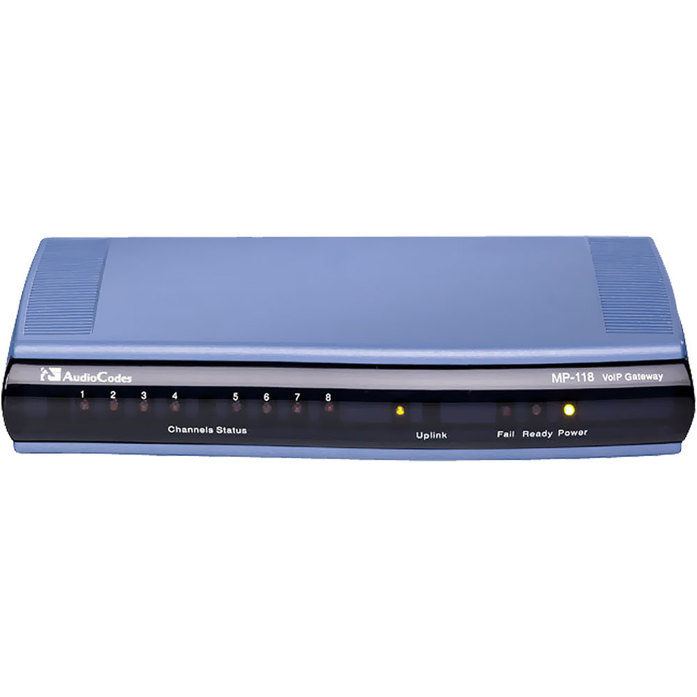 ルーター・ネットワーク機器 AudioCodes MP-118 VoIP Gateway (ATA) AudioCodes MP-118 VoIP Gateway (4 FXS, 4 FXO) - IP Phone Warehouse
