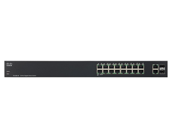 Cisco SG200-18 18-Port GIGE Switch - SLM2016T-NA