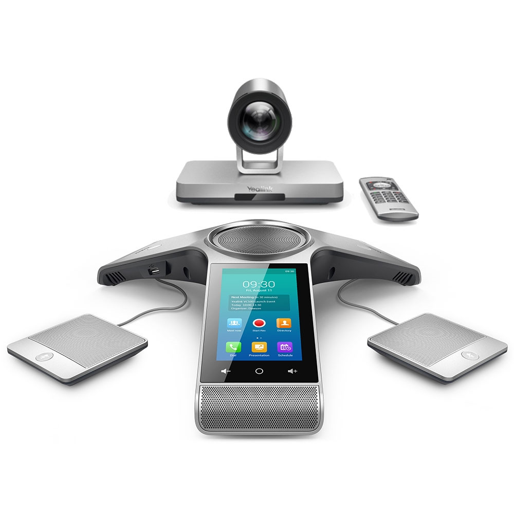 Yealink VC800 All-in-One 1080p Video Conferencing System, Wired Mics