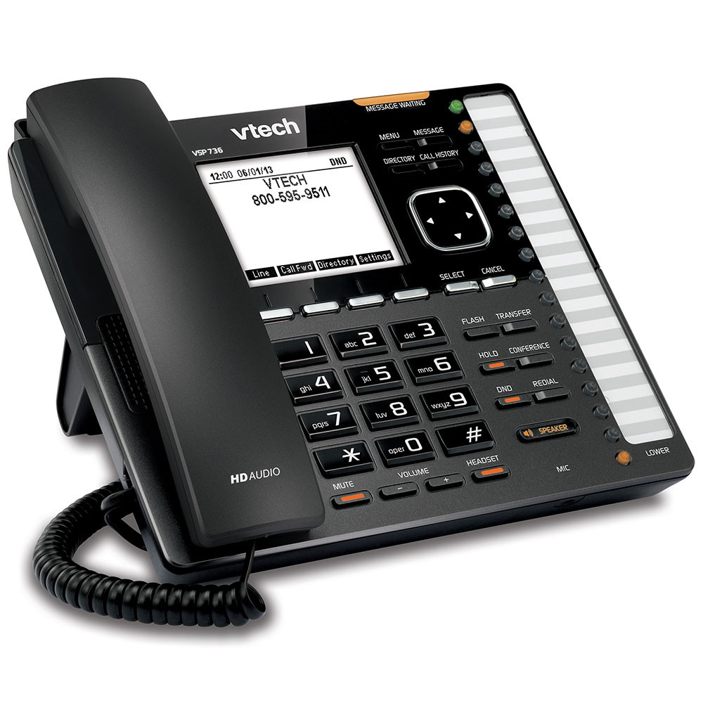 VTech ErisTerminal VSP736 6-Line IP Phone - IP Phone Warehouse