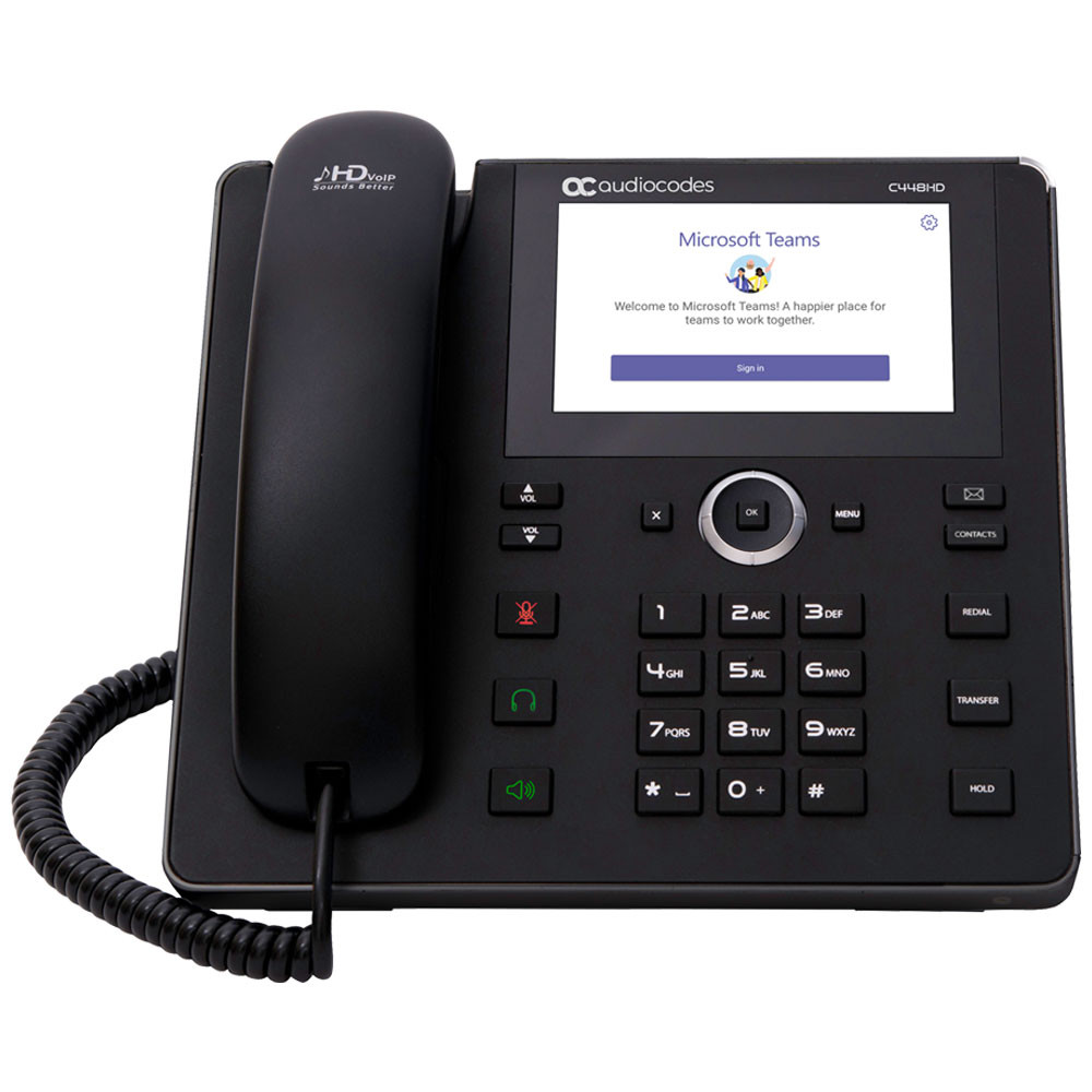 AudioCodes C448HD Microsoft Teams IP Phone