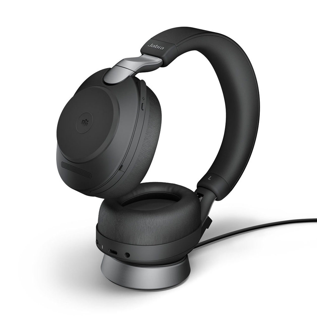 Jabra Evolve2 85 MS Bluetooth Headset, USB-C, Charging Dock - 28599-999-889