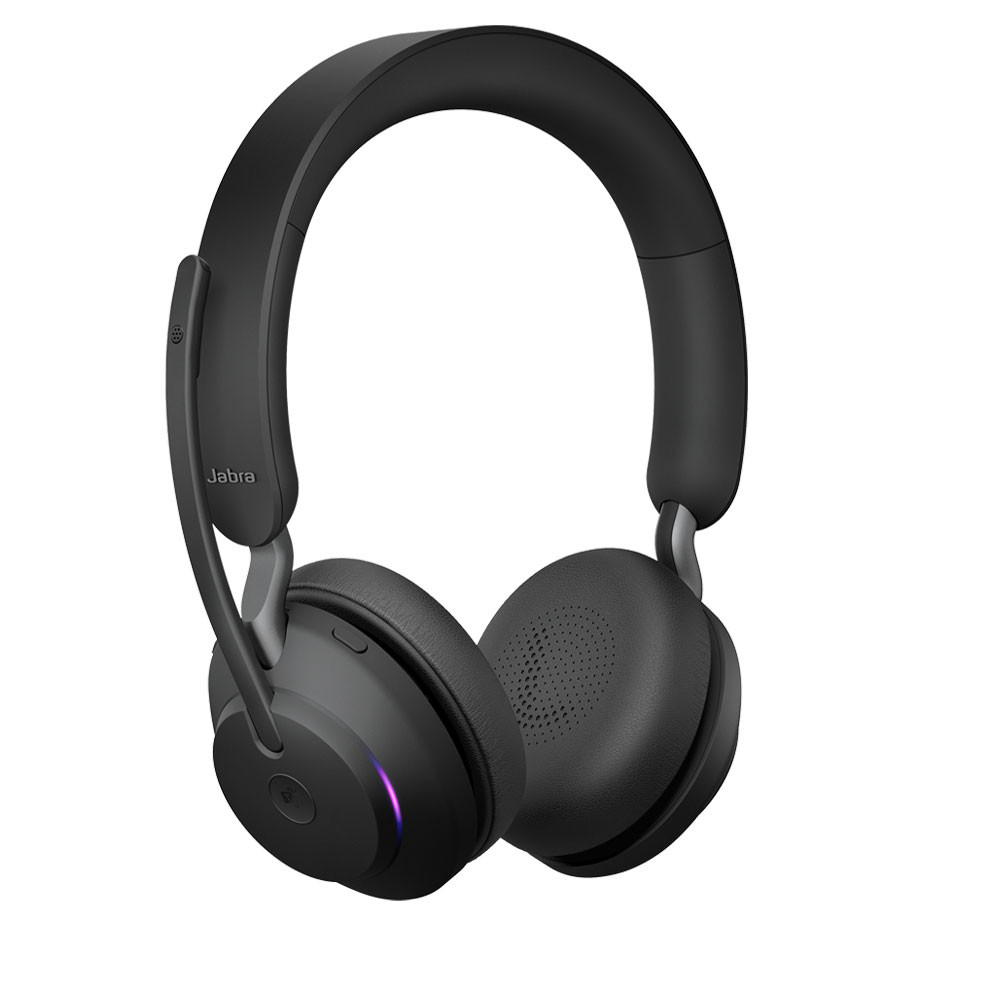 Jabra Evolve2 65 MS Stereo Bluetooth Headset, USB-C, Charging