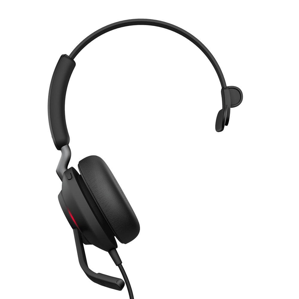 Jabra Evolve2 40 MS Mono Wired Headset, USB-A - 24089-899-999