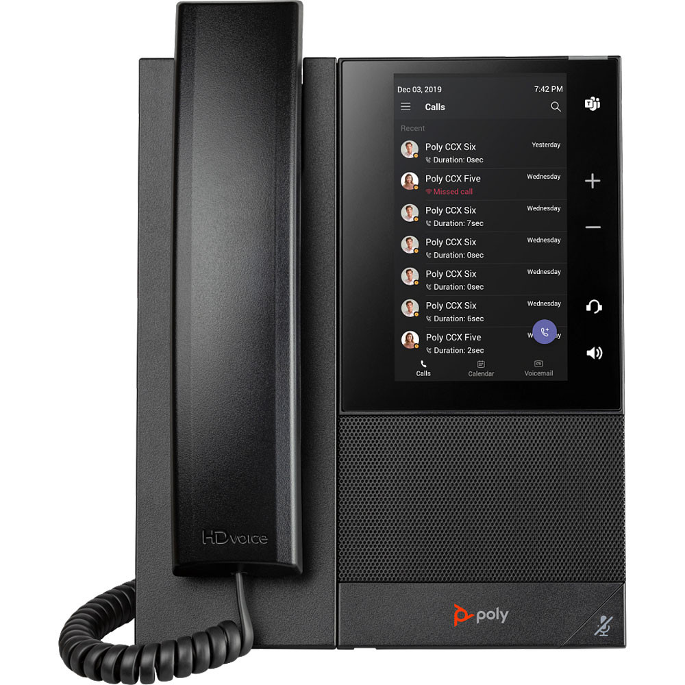 Poly CCX 505 Microsoft Teams Phone (2200-49735-019, 82Z79AA) - IP