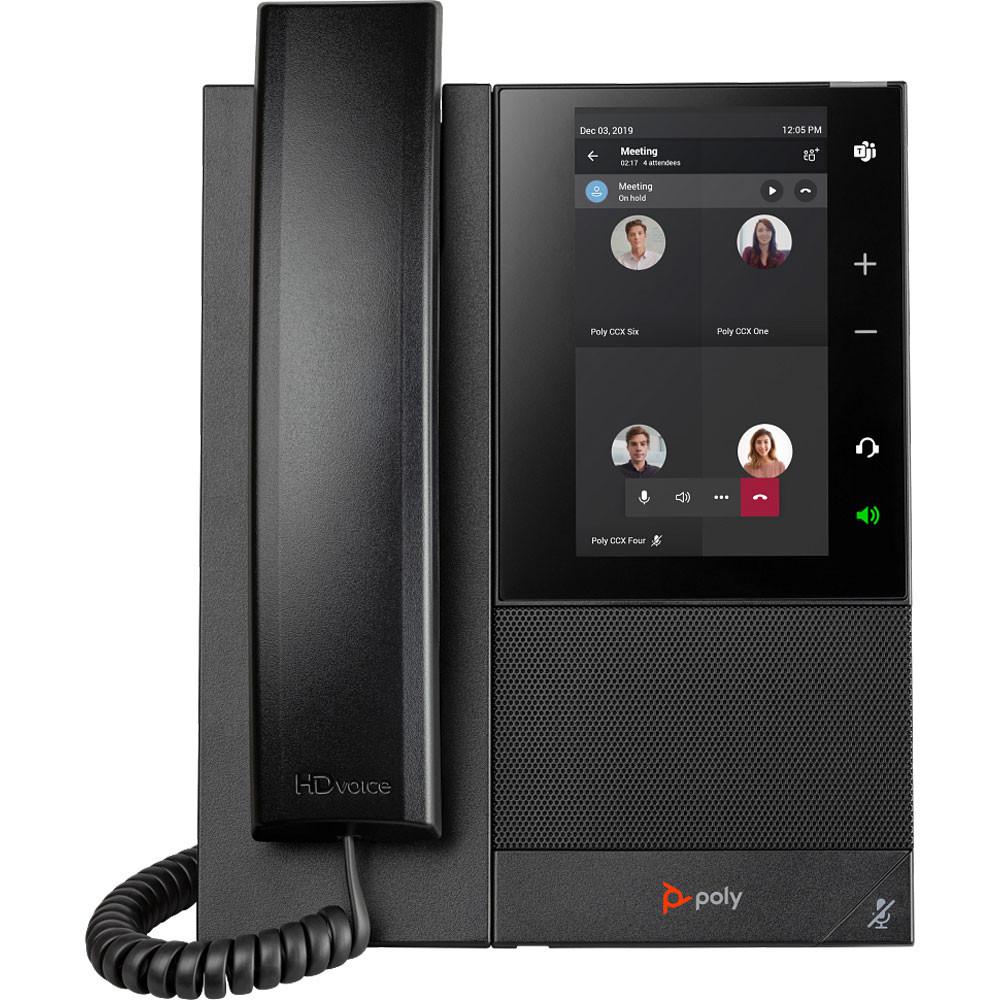 Poly CCX 505 Microsoft Teams Phone (2200-49735-019, 82Z79AA) - IP