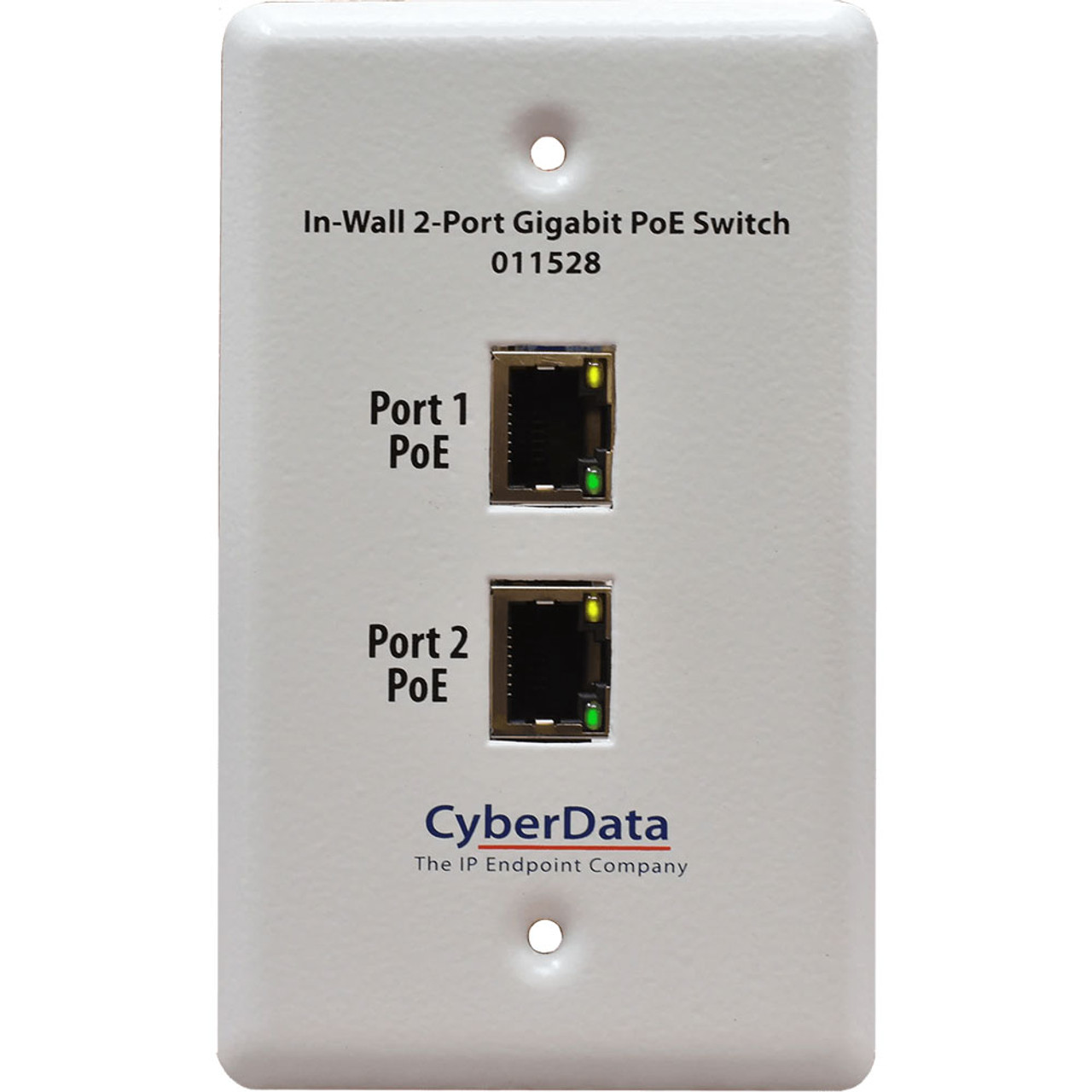 Cyberdata 2-Port PoE Gigabit Splitter Switch