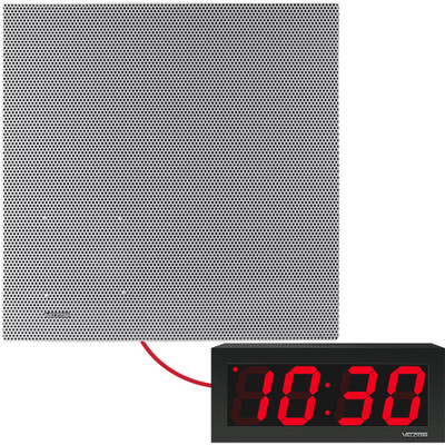 Valcom VIP-4122-D44-IC InformaCast IP Speaker and Clock Kit Valcom VIP-4122-D44-IC InformaCast IP Speaker and Clock Kit