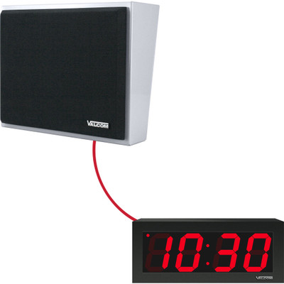 Valcom VIP-4171-D44-IC InformaCast IP Speaker and Clock Kit Valcom VIP-4171-D44-IC InformaCast IP Speaker and Clock Kit