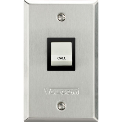 Valcom V-2972PK Call Button with Rocker Switch Valcom V-2972PK Call Button with Rocker Switch