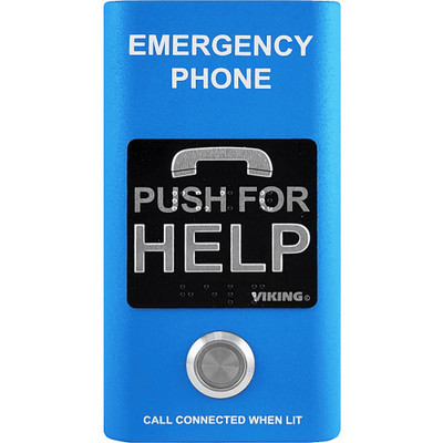 Viking E-1600-BL-IP Compact VoIP Emergency Phone Viking E-1600-BL-IP Compact VoIP Emergency Phone