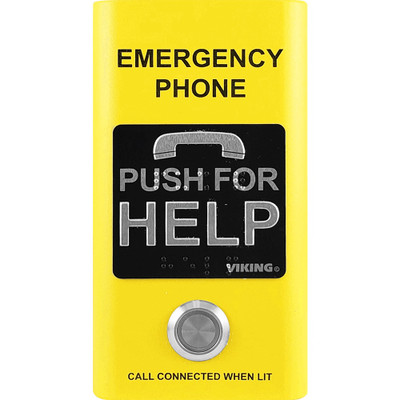 Viking E-1600-YL-IPEWP Compact VoIP Emergency Phone