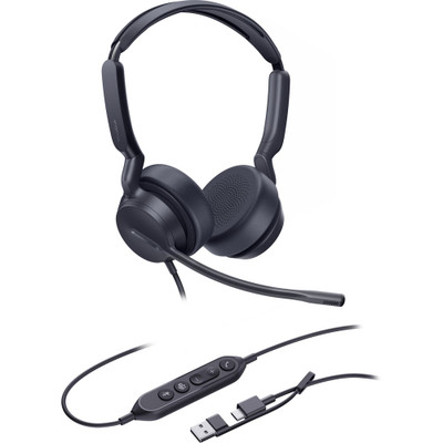 Yealink UH42 Dual Teams USB Headset with USB-C/A Dongle Yealink UH42 Dual Teams USB Headset with USB-C/A Dongle