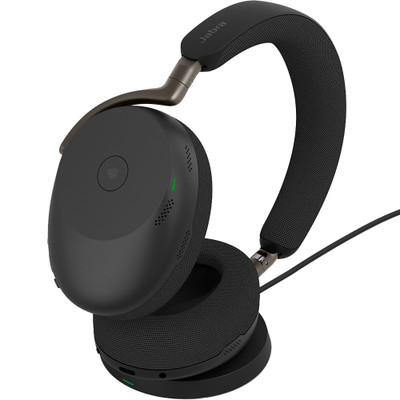 Jabra Evolve3 75 MS with Wireless Charging Pad - IP Phone Warehouse