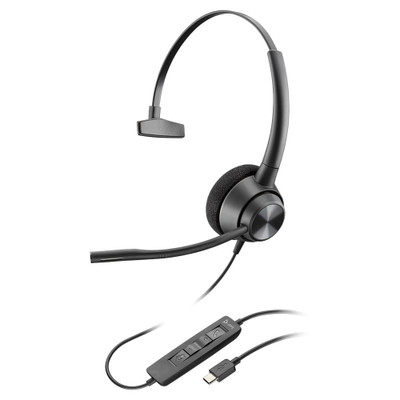 Poly EncorePro 310 Mono USB-C Call Center Headset - 214569-01 Poly EncorePro 310 Mono USB-C Call Center Headset - 214569-01