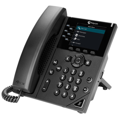 Poly VVX 350 IP Phone, Left Poly VVX 350 IP Phone, Left