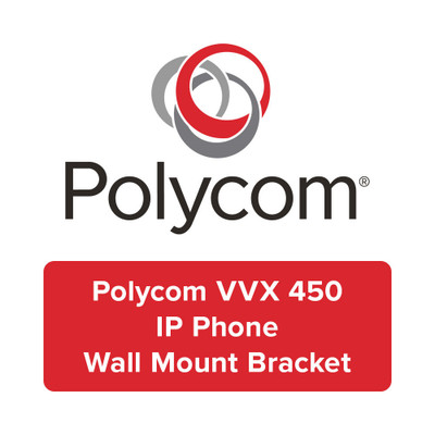 Polycom VVX 450 Wall Mount Bracket - 2200-48843-001 Polycom VVX 450 Wall Mount Bracket - 2200-48843-001