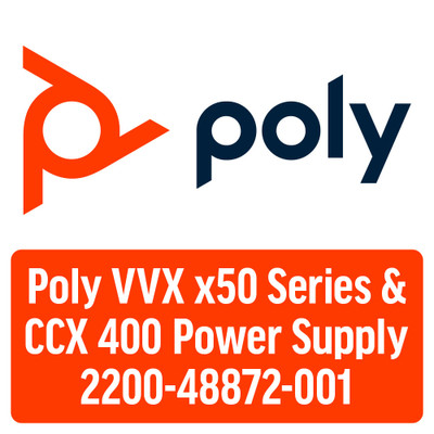 Poly VVX x50 Series & CCX 400 Power Supply Poly VVX x50 Series & CCX 400 Power Supply