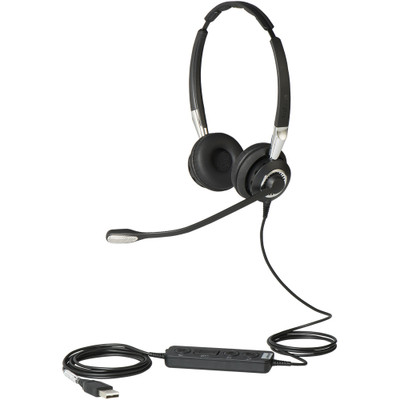 Jabra Evolve 20 USB DUO Wired Headset (Certified Renewed)